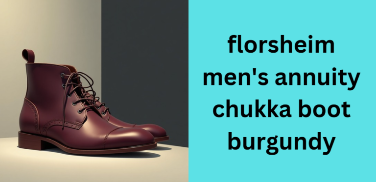 florsheim men's annuity chukka boot burgundy